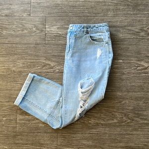 F21 ripped jeans